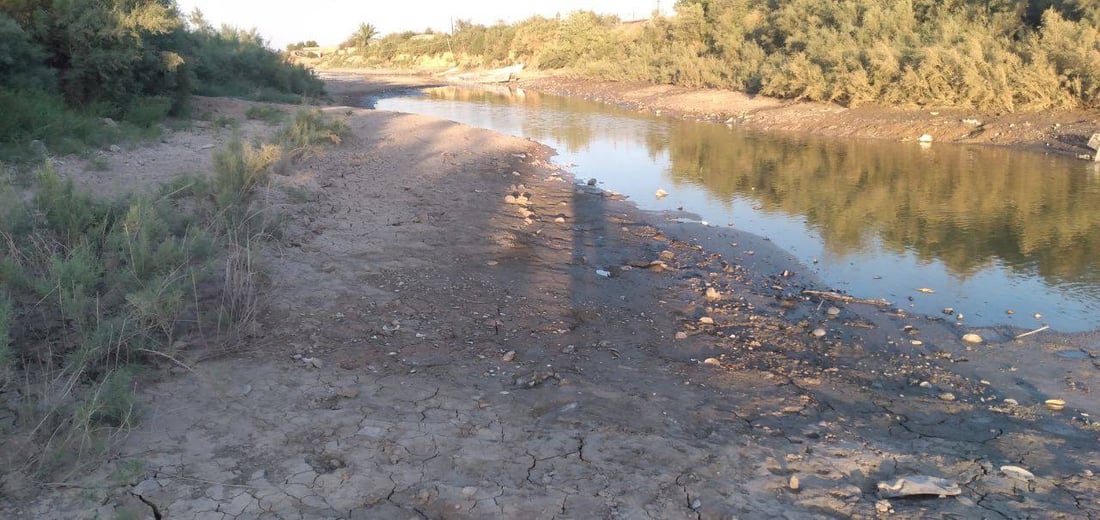 ميسان: “مشاحيف” بلا ماء في نهر “أم الطوس” وعوائل “بني هاشم” ستهاجر (صور)
