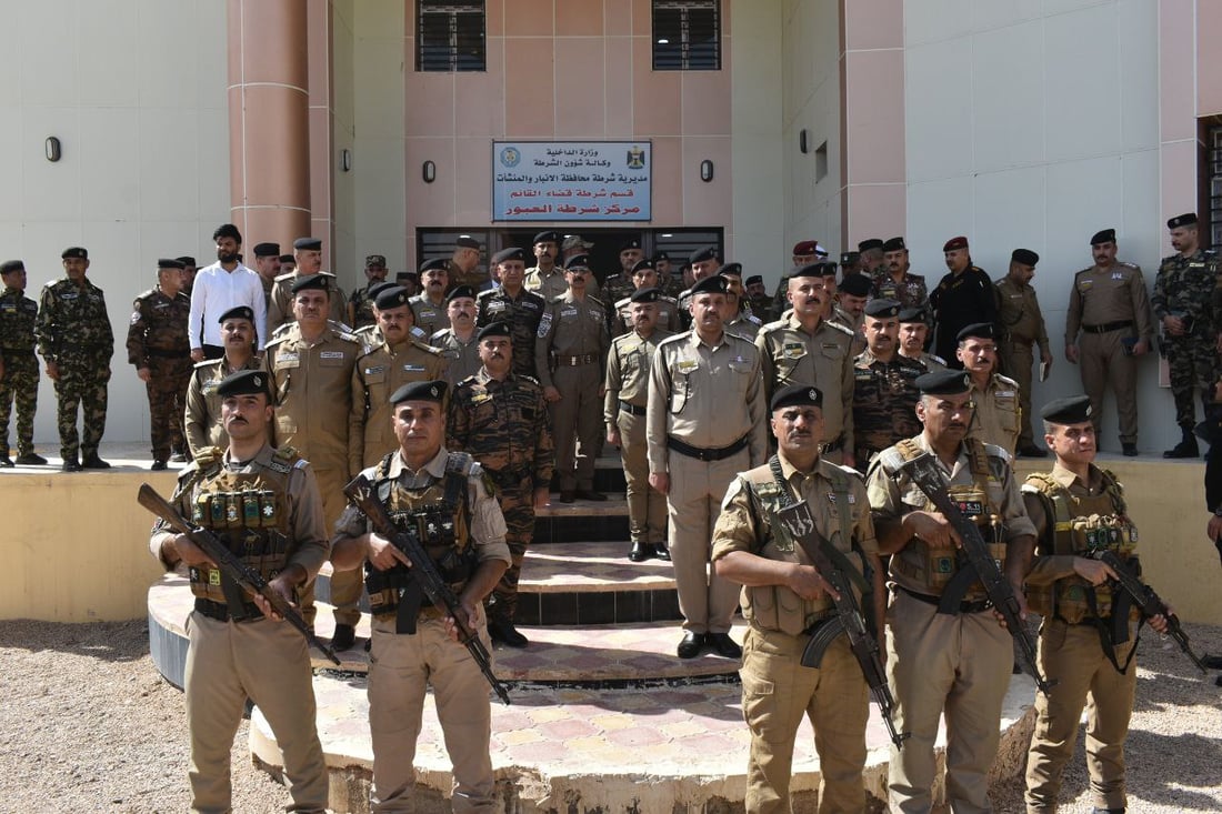 افتتاح مديرية شرطة القائم بعد ثمانية أعوام على تدميرها (صور)