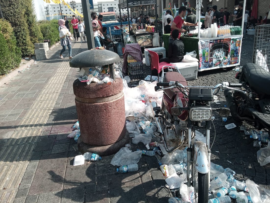 لە رۆژێکدا زیاتر لە 60 تۆن زبڵ لە هەولێر کۆکرایەوە