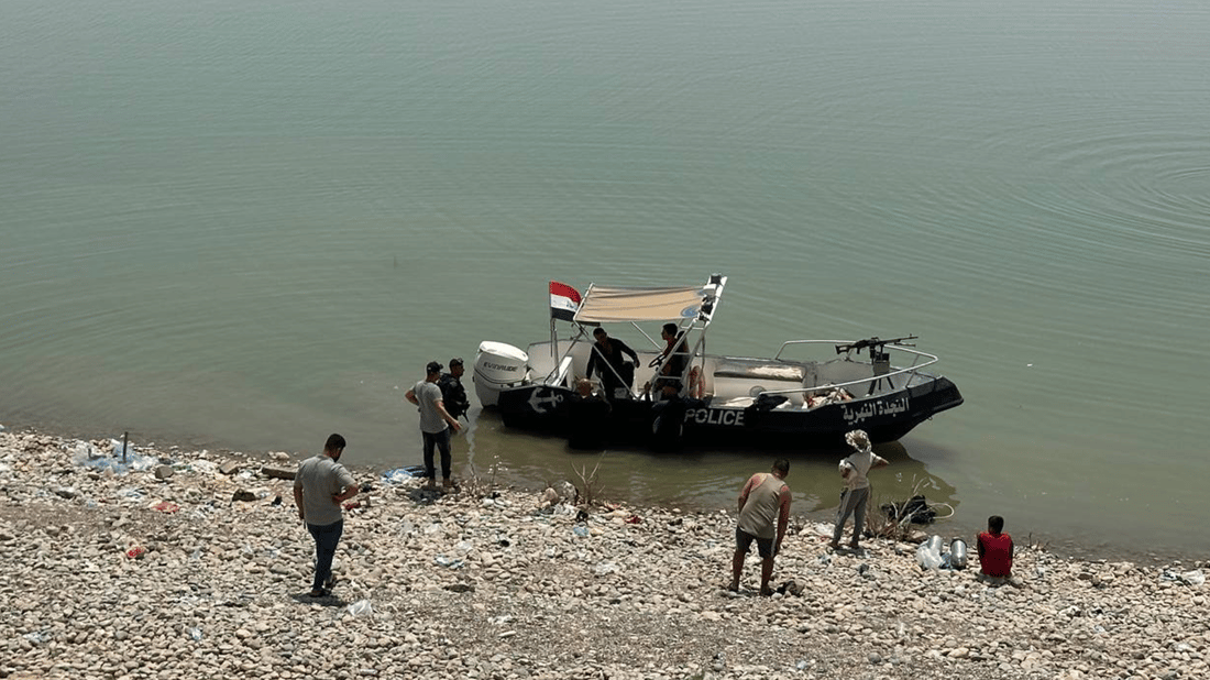 گەنجێک لە دەریاچەی حەمرین خنکا و تەرمەکەشی دیار نییە