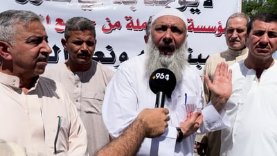 قرار بهدم جامع الخطيب عداي الغريري وأهل اليرموك يتظاهرون (فيديو)