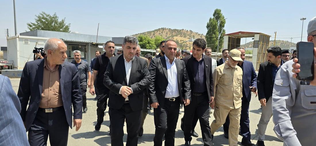 جێگرى وه‌زیرى ناوخۆى ئێران سه‌ردانى مه‌رزى باشماخى كرد