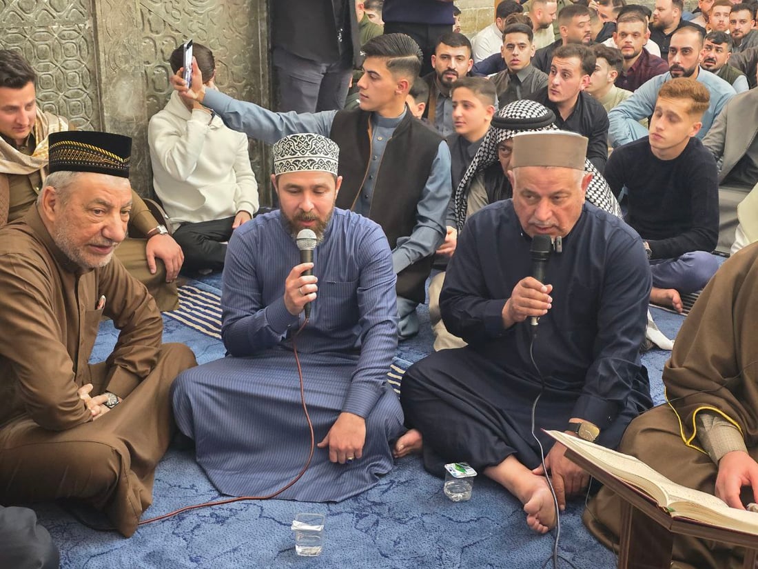 جامع النوري الكبير في الموصل يقيم أول صلاة عيد بعد إعادة إعماره