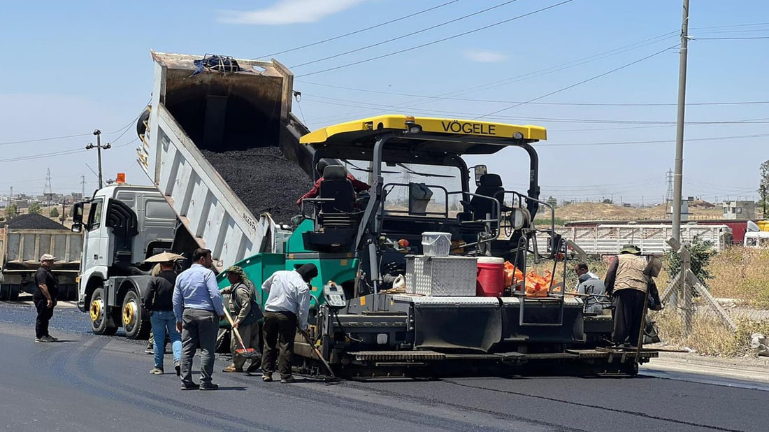 دەروازە پڕ چاڵەکەی کەرکوک بۆ سلێمانی قیر رێژ دەکرێت