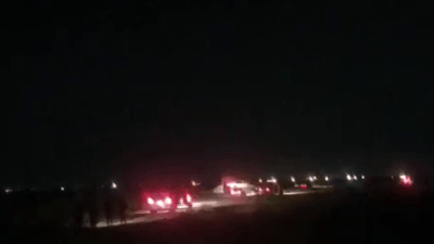 طائرة أميركية سقطت في البصرة والشرطة تبحث عن الطيار