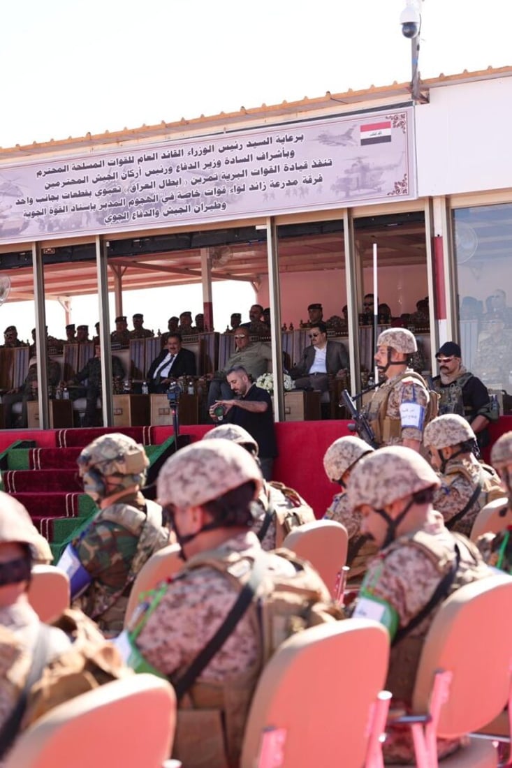 الحشد يشارك السوداني في تمرين “أبطال العراق” بالأنبار تعزيزاً للجاهزية القتالية