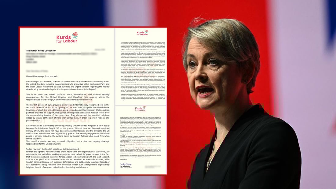 رەوەندی کوردی لە بەریتانیا نامە بۆ وەزیری دەرەوە و حکومەت دەنێرێت