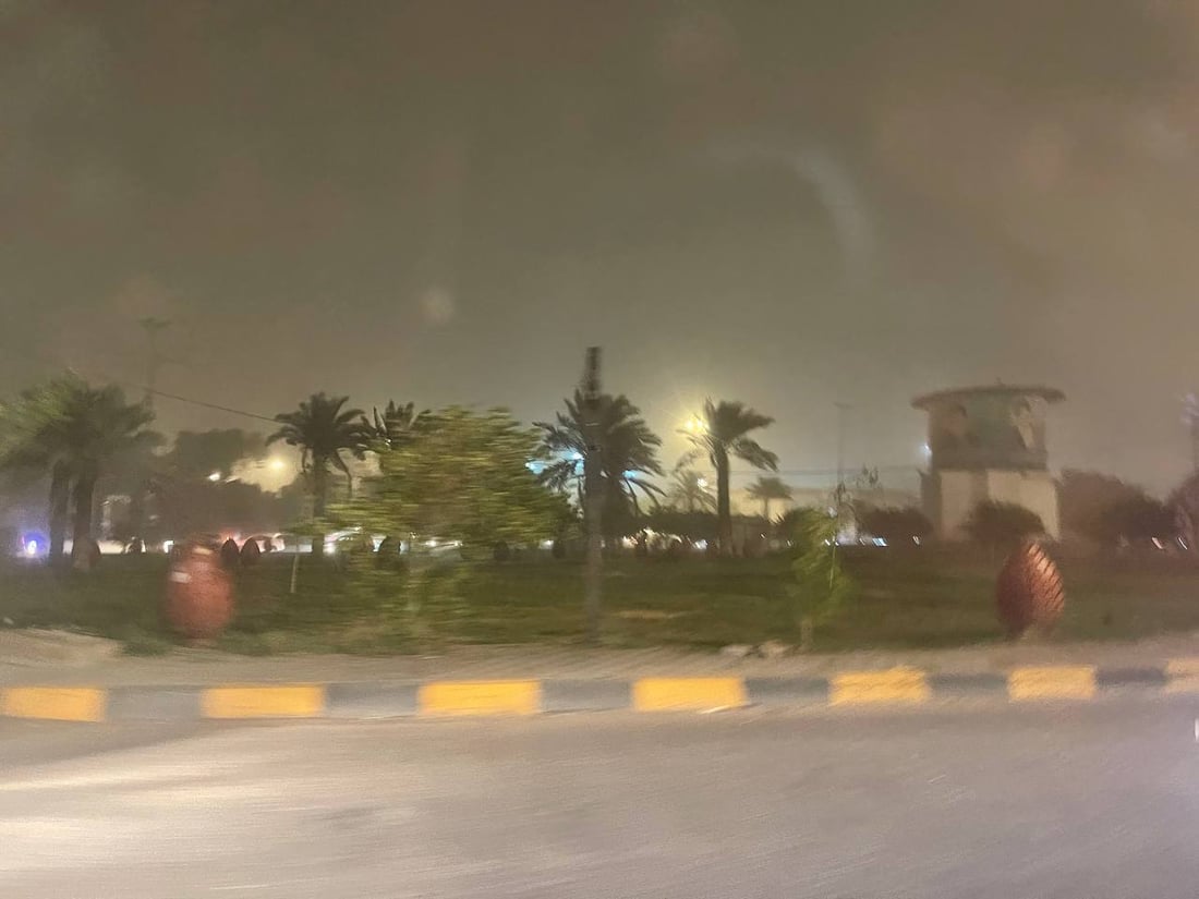 فيديو: عاصفة ترابية تجتاح مدينة النجف