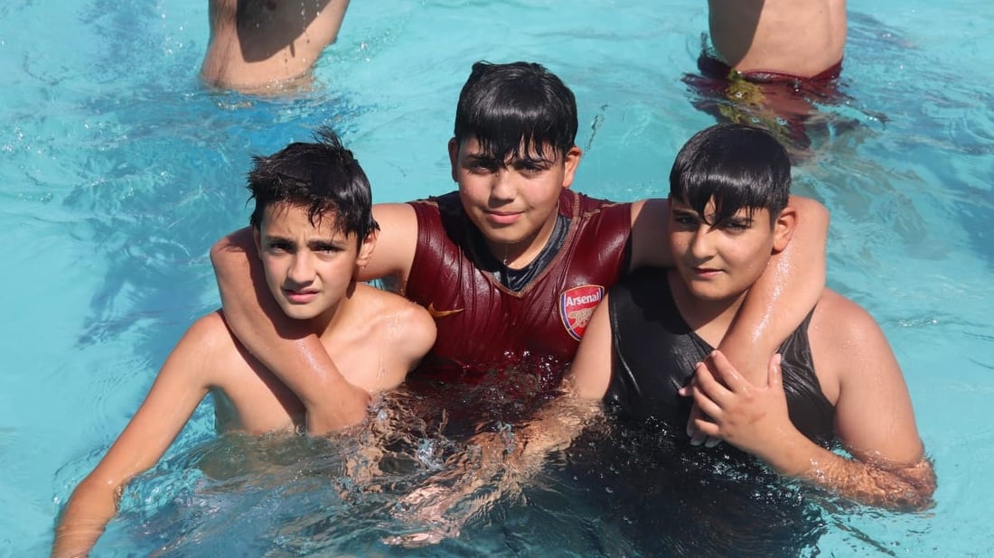 صور من مسبح الطارمية.. هذا لم يكن ممكناً قبل أعوام قليلة