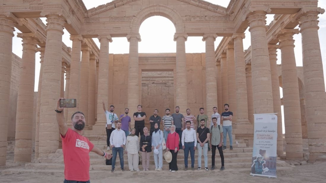 شباب الموصل يتوقعون زيادة تدفق الأجانب.. ورشة المرشد السياحي لتعريف العراق للعالم (صور)