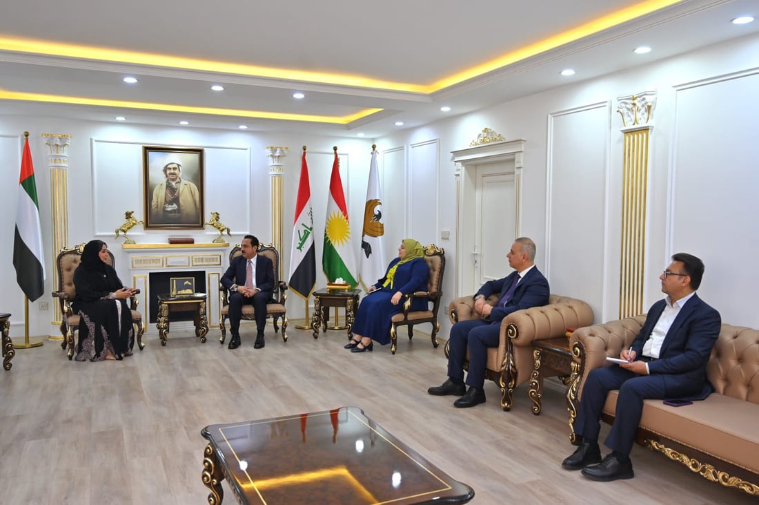 “بازرگانانی ئیمارات دەیانەوێت لە هەولێر وەربەرهێنان بكەن”