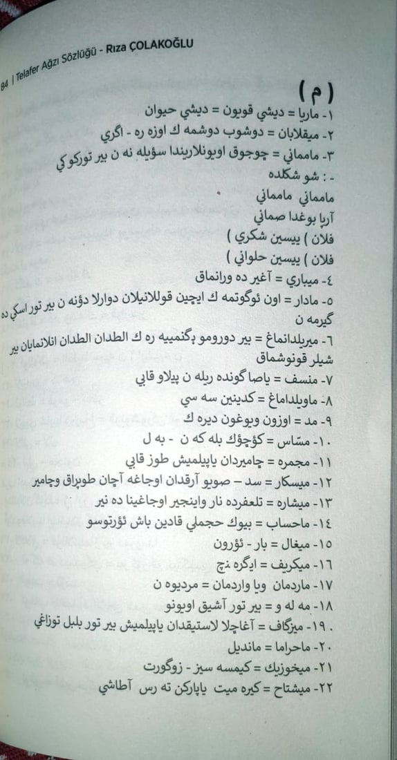 معجم المفردات التلعفرية.. كتاب جديد من رضا جولاق صدر في أنقرة