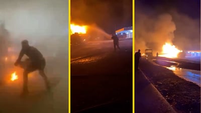 Fires erupt across Nineveh, injuring four and destroying firetruck