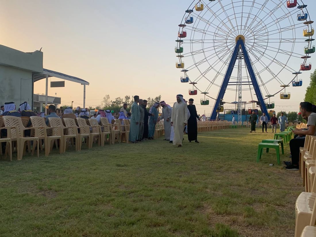 أبو غريب: مدينة “اللؤلؤة” تفتح قاعة لحفلات الزفاف لتعويض خسائر الألعاب (صور)