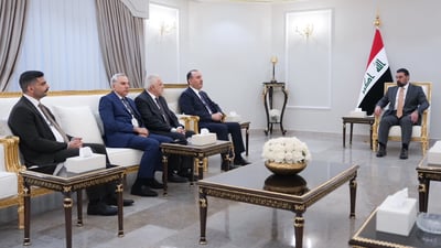 الحلبوسي يستقبل وزير الداخلية الجديد ويبحث أولويات المرحلة المقبلة
