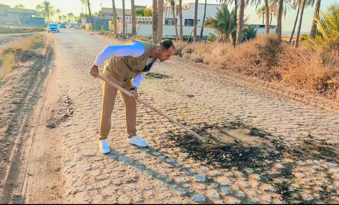 جندي نظف شط غماس وحده وعاد مصدوماً بالمشهد.. النفايات غطت المكان مجدداً (صور)