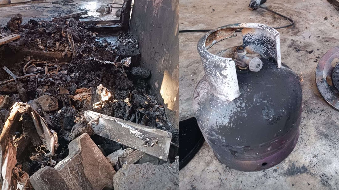 ویستیان بۆ بەربانگ خواردن ئامادەبکەن کەچی بوتڵی غاز کارەساتی نایەوە