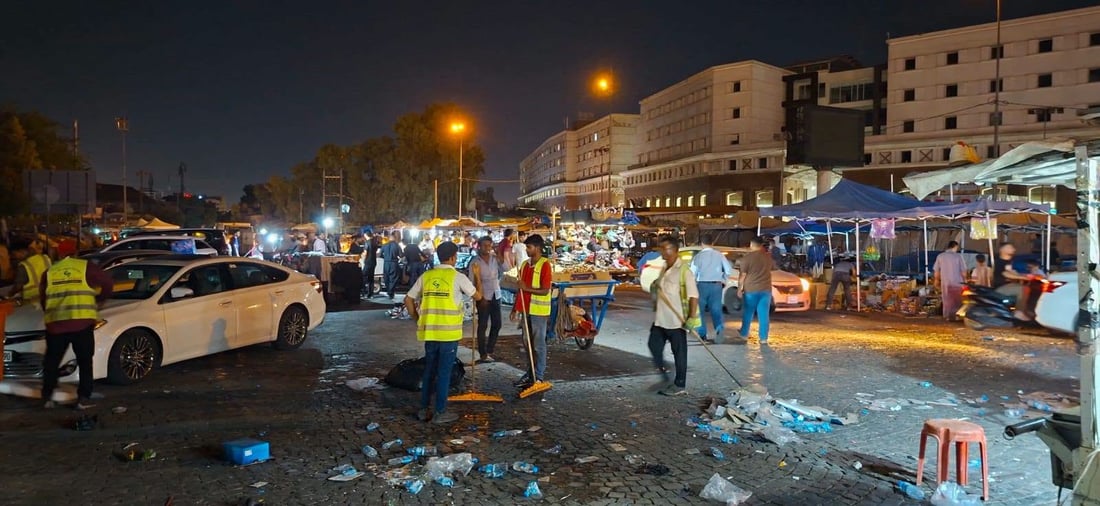 هەموو زبڵ و پاشماوەی دەورووبەری قەڵایان هەڵگرتەوە؛ چەند شوێنێکیشیان شۆرد