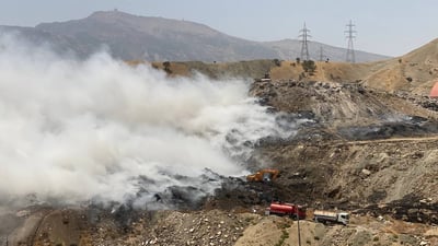 فيديو: حرائق النفايات في سوران مستمرة والدفاع المدني يطلب دعماً