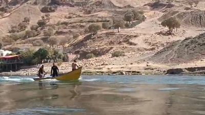 گەشتیارێک لە زێی دوکان خنکا