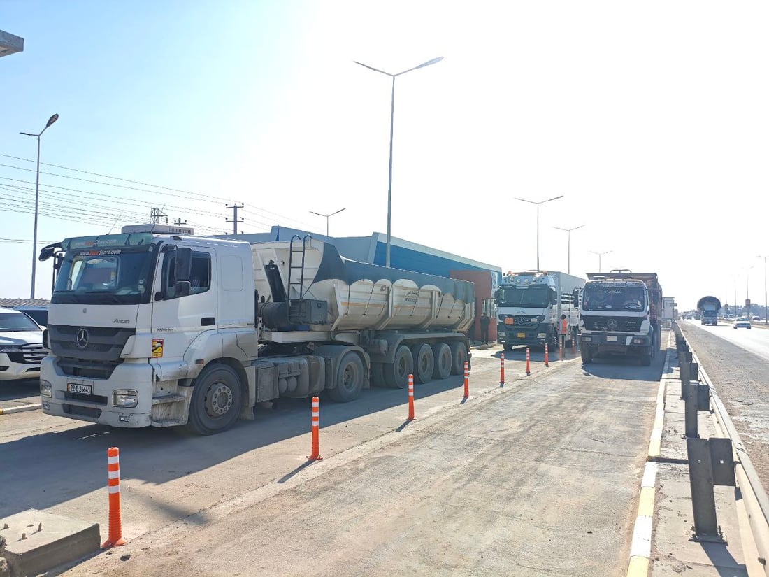 بابل تفحص أوزان الشاحنات بـ3 محطات جديدة والسواق يطالبون بمهلة (صور)