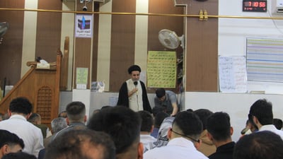 معتمد السيستاني ينقل رسالة من المرجعية في خطبة العيد بتلعفر (صور)