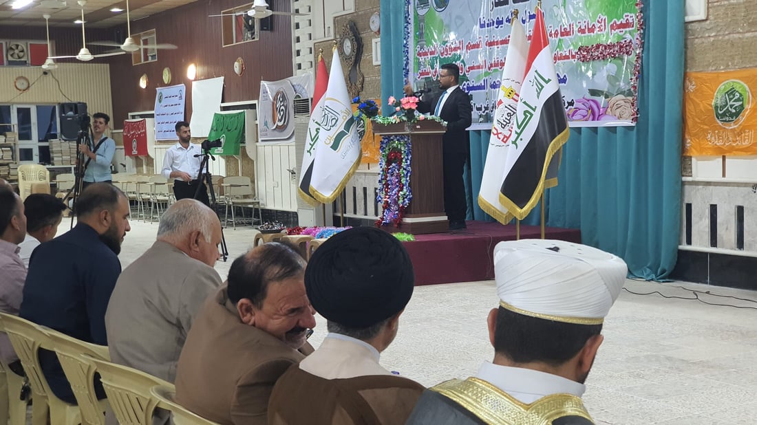 صور: قاعة الحشد الشعبي في تلعفر تجمع الوقفين السني والشيعي على “نبي الرحمة”