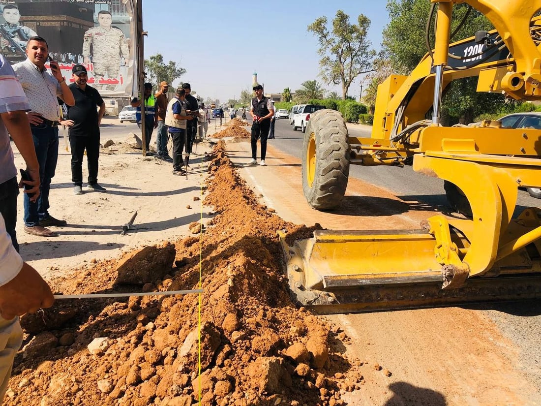 مسار جديد للسيارات.. صور من انطلاق أكبر حملة تأهيل لطرق بابل