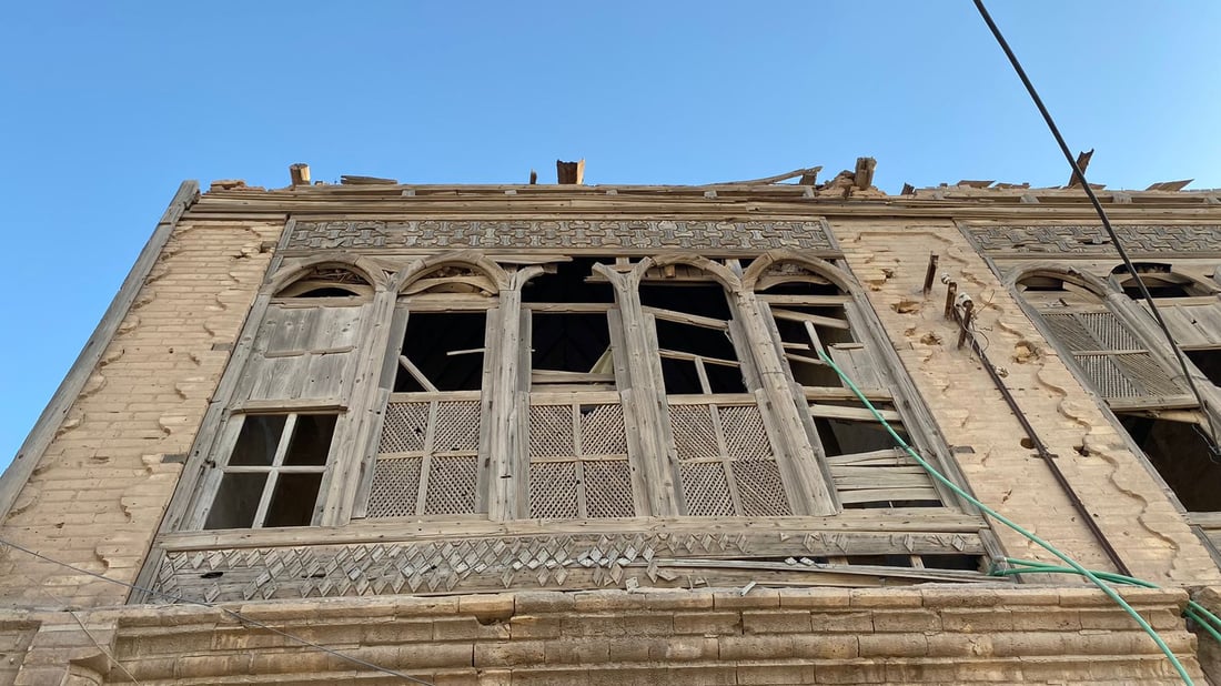 صور عائلية: ذاكرة العراق والكويت ومحمرة إيران.. أطلال قصر النقيب في أبو الخصيب
