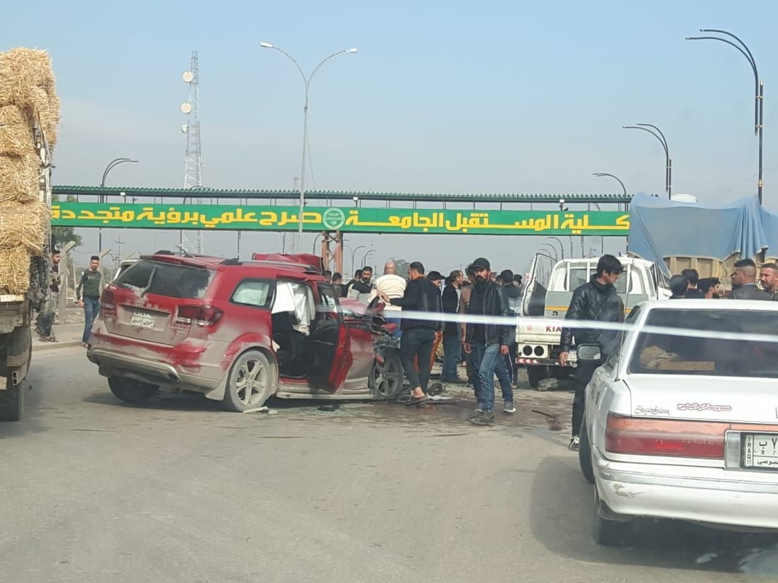 3 قتلى بحادث اصطدام مع شاحنة “سبيس” أمام كلية المستقبل في بابل (صور)