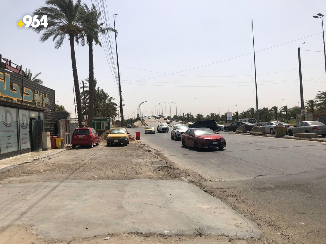 جسر السفارات مفتوح والتأهيل سيكون منتصف الليل منعاً للزحام.. صور من حي العامل