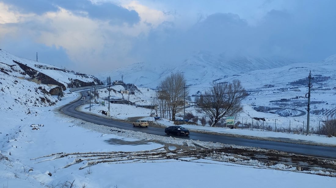 بەفر و بارانبارین لە هەندێک ناوچە بەردەوام دەبێت