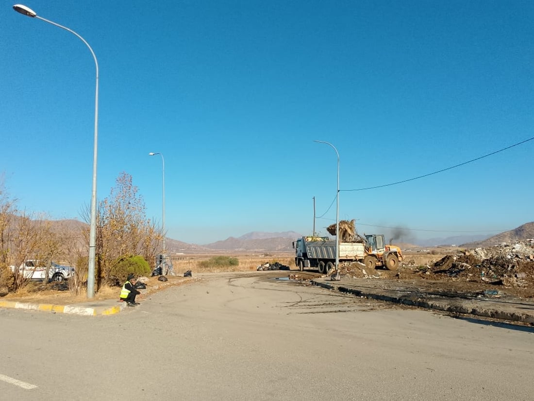 شەقامی لای قەسابخانە کۆنەکە لە پێنجوێن پاک کرایەوە