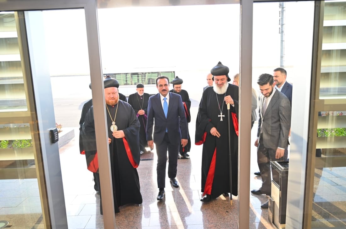 پاتریاکی سریانی ئەرتۆدۆكسی هەموو جیهان گەیشتە هەولێر