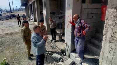 شارەوانی خورماتوو زیاتر لە 50 دوکان لە ناوەڕاستی قەزاکە دەڕوخێنێت