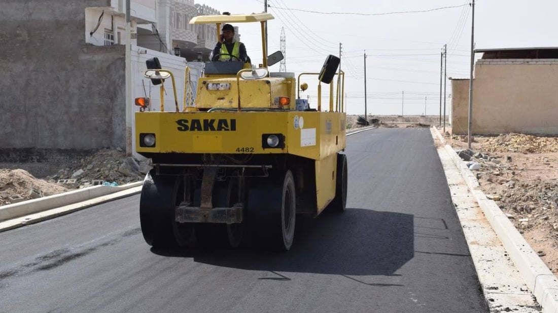 صور من مشروع قضاء “الصادق” في البصرة.. 38 مليار دينار للمجاري والتبليط