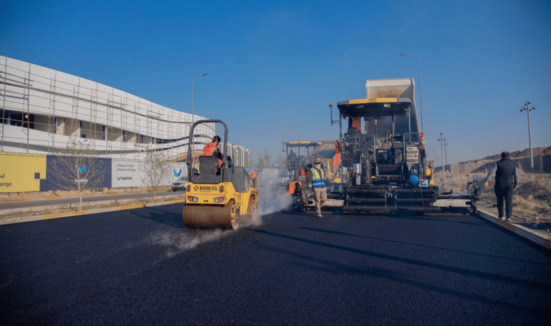 شەقامی سەرەکی هەولێر – بەحرکە قیرتاو کرا 