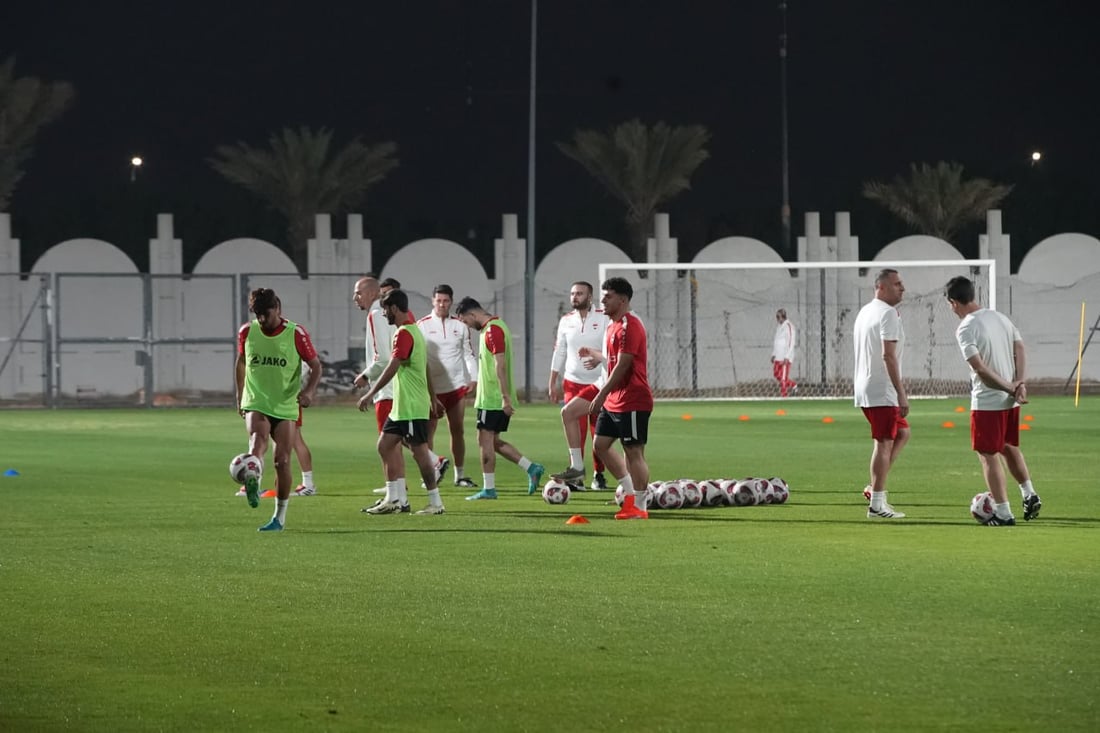 صور: تدريبات أسود الرافدين في البصرة استعداداً لمواجهة الفلبين في تصفيات كأس العالم
