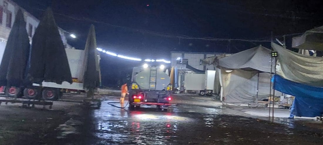 ناو گومرگی سەوزە و میوەی هەولێر پاک کرایەوە