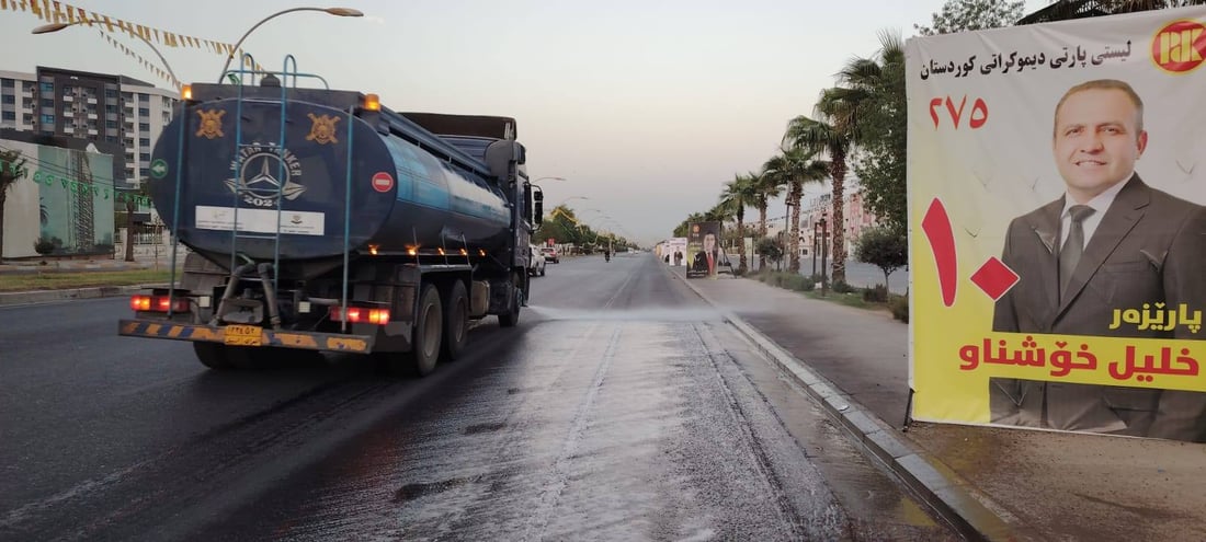 هێشتا خەڵک هەموو لەخەو هەڵنەستابوو، دەروازەکانى چوونە ناو هەولێر شۆردران