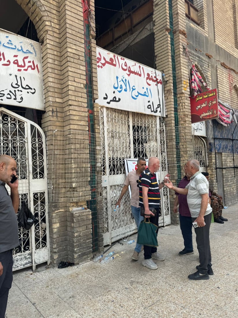 إغلاق السوق العربي في الشورجة.. صاحب المجمع لم يمتثل لإنذارات الدفاع المدني