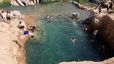 “صوباشي” عين تحت قلعة تلعفر.. استجمام للشباب وإرواء لبساتين التين والرمان (فيديو)