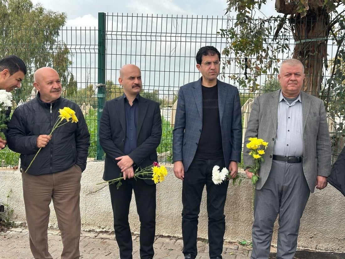 چەپکە گوڵی وەفاداری بۆ یادی 35 ساڵەی شەهیدبوونی “خدر لۆبیافرۆش” دانرا