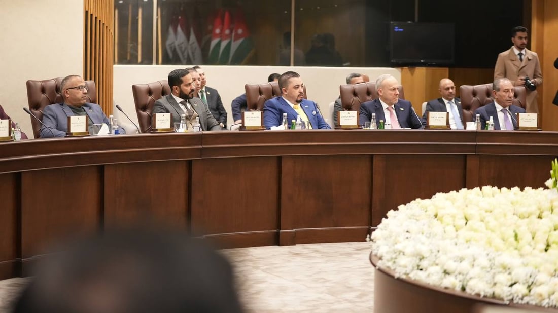 الحلبوسي يستقبل رئيس برلمان الأردن.. أنبوب العقبة على رأس المهام