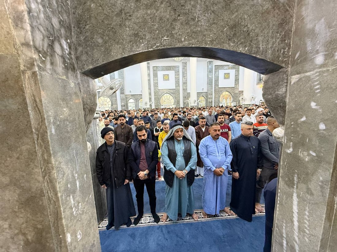 964 غطت صلوات العيد في كل العراق والختام من جامع النبي شيت بأيمن الموصل