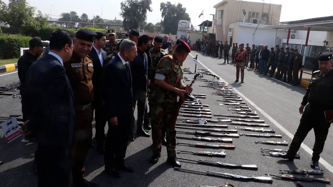 Wasit police seize thousands of weapons