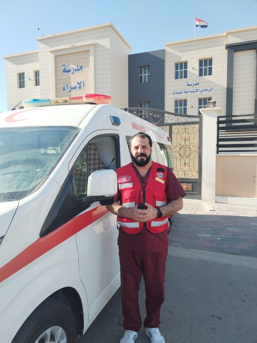 سيارة إسعاف أمام كل مركز امتحاني في الأنبار لتأمين الطلبة خلال فترة الامتحانات