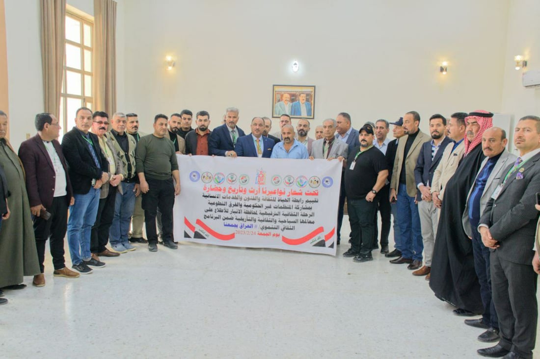 صور: 300 سائح يتنقلون بين شلالات البغدادي ونواعير هيت ومتحف الحاج حمدي