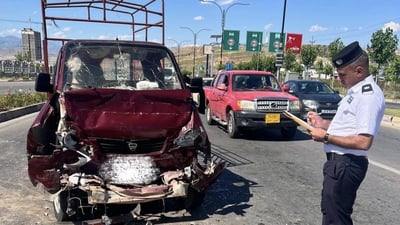 بەم رۆژی جەژنە دوو ئۆتۆمبێل پێکیاندادا و چوار کەس برینداربوون