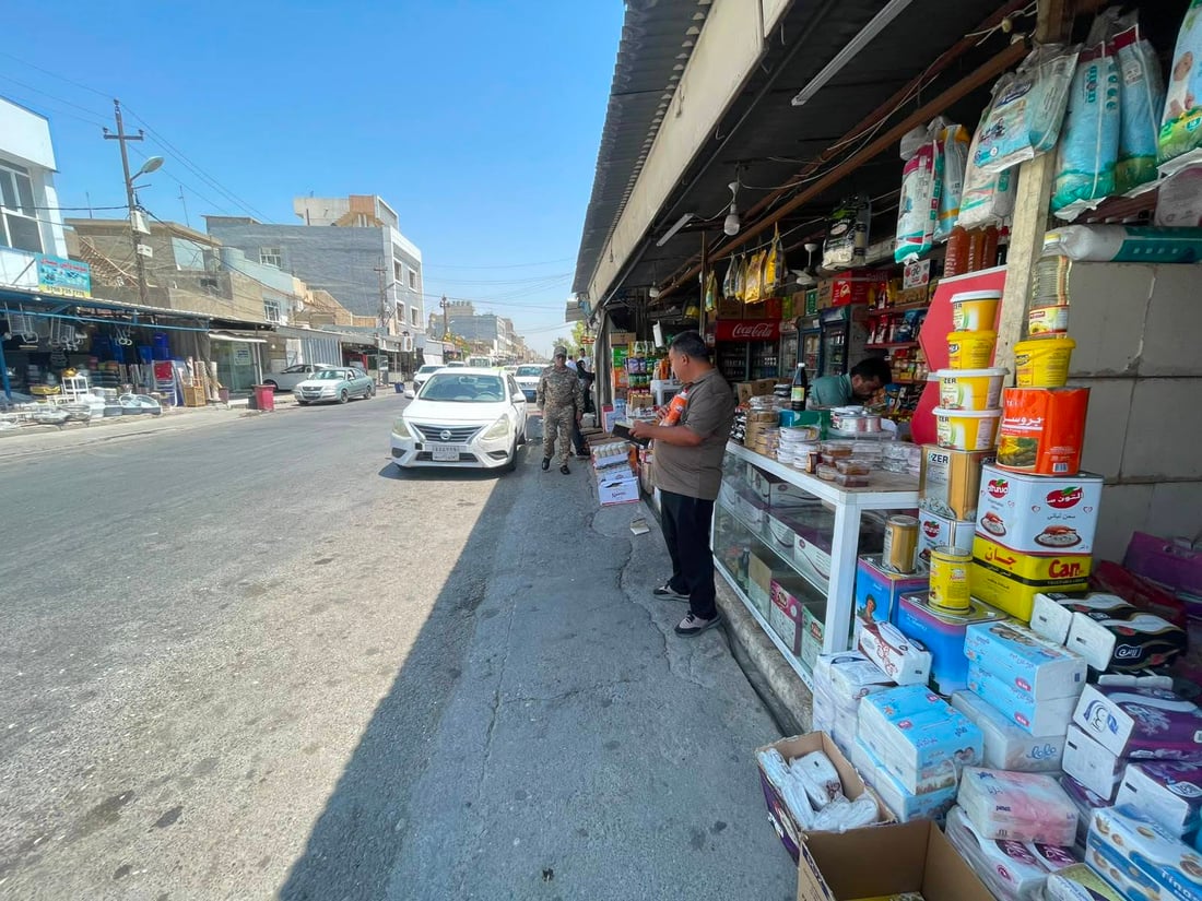 شۆستەی دوو بازاڕی هەولێر لە کەلوپەلی دوکانداران و عارەبانە پاککرایەوە